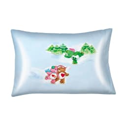 Care Bears Holiday Blue Reversible Silky Satin Pillowcase, Standard Size, 1-Pack - Thumbnail 5