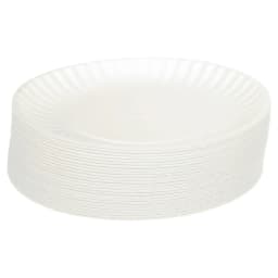 Great Value Coated Disposable Paper Plates, 9 in, 100 Count - Thumbnail 3