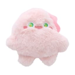Cute Plush Chew Toy For Pet, Soft Squeaky Cartoon Character Toy, Fun Companion For Indoor Play,Pet Enrichment Toys,Gifts for Pets and Pet Lovers(Pink) - Thumbnail 1