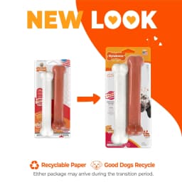 Nylabone Power Chew Original Bone Dog Toy, Dog Chew Toy, Chicken & Bacon Flavor, Large, 2 Pack - Thumbnail 3