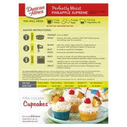 Duncan Hines Signature Perfectly Moist Pineapple Supreme Cake Mix - 15.25 oz - Thumbnail 2