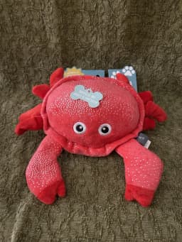 Fringe Just A Little Crabby Crab Squeaky Dog Toy - Thumbnail 1