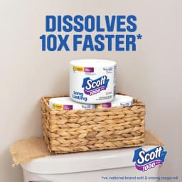 Scott 1000 1-Ply Toilet Paper, 24 Rolls, 1,000 Sheets per Roll - Thumbnail 5