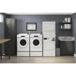 Whirlpool CHW9150GW 27 Inch Commercial Front Load Washer - Thumbnail 3