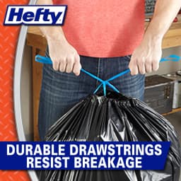 Hefty Strong Lawn and Leaf Large Garbage Bags, 39 Gallon, 38 Count - Thumbnail 2