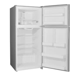Smeta 18 Cu ft Refrigerator Top Freezer Thermostat Apartment Size Stainless Steel - Thumbnail 4