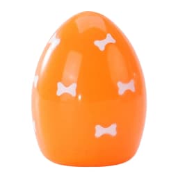 4 Pack Soft Bouncing Easter Egg Dog Toys with Squeaker, Durable Flexible Puppy Teething Chew Orbs, Indoor Outdoor Interactive Throw Fetch Balls - Thumbnail 3