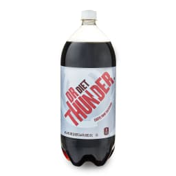 Great Value Dr Thunder Diet Calorie Free Cola Soda, 2 Liter Bottle - Thumbnail 1