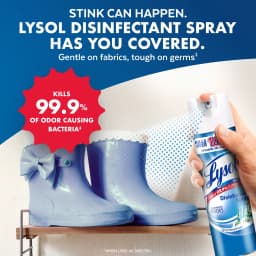 Lysol Disinfectant Spray, Sanitizing and Antibacterial Spray, Deodorizer, Spring Waterfall, 19 oz - Thumbnail 7