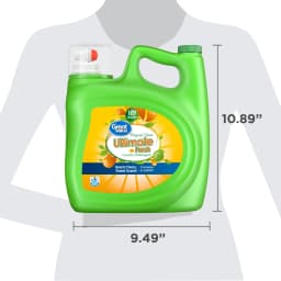 Great Value Ultimate Fresh Laundry Detergent, Original Clean, 154 fl oz, 107 Loads - Thumbnail 8