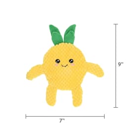 Vibrant Life Summer Flattie Bird and Pineapple Dog Toys with Crinkle, Chew Level 2, 2 Pack - Thumbnail 5