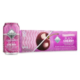 Clear American Black Cherry Sparkling Water, 12 fl oz, 12 Count - Thumbnail 1