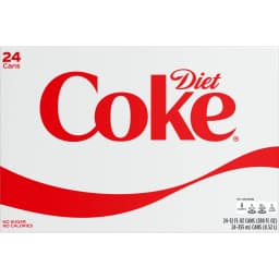 Diet Coke Soda Pop Cans, 12 fl oz, 24 Pack - Thumbnail 9