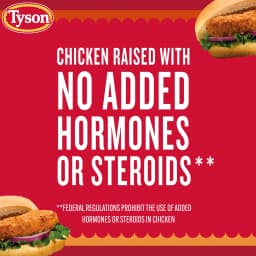 Tyson White Meat Spicy Breaded Chicken Patties, 23 oz (Frozen, Fully Cooked) - Thumbnail 5