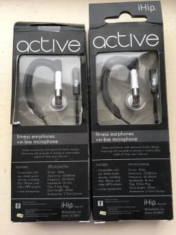 RHEA- Lot 2 Ihip Ip-Sep82-W Fitness Earphones - Thumbnail 2