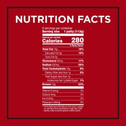 Banquet MEGA Filets Original Crispy Chicken Filets, 13g Protein per Serving, Frozen Meal, 24 oz., 6-Count - Thumbnail 7