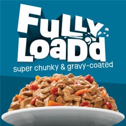 Friskies Fully Load’d Chicken, Salmon, & Tuna Flavor Chunks Wet Cat Food Variety Pack, 5.5 oz. Cans (12 Pack) - Thumbnail 2