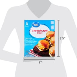 Great Value Cheeseburger Sliders, 11.1 oz, 6 Count (Frozen) - Thumbnail 8