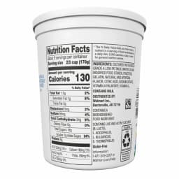 Great Value Original Vanilla Low-fat Yogurt, 32 oz Tub - Thumbnail 6