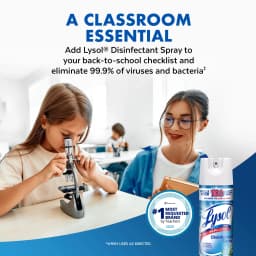 Lysol Disinfectant Spray, Sanitizing and Antibacterial Spray, Deodorizer, Spring Waterfall, 19 oz - Thumbnail 9