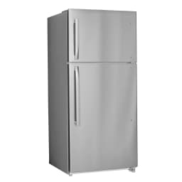 Smad 30 in Freestanding Top Freezer Refrigerator 18.3 Cu ft Stainless Steel 2 Door - Thumbnail 4