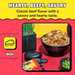 Maruchan Ramen Noodle Soup, Beef Flavor Instant Noodles, 3 oz, Pack - Thumbnail 6