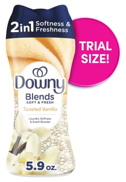 Downy Blends Soft & Fresh In-Wash Laundry Scent Booster Beads, Toasted Vanilla, 5.9 oz - Thumbnail 1