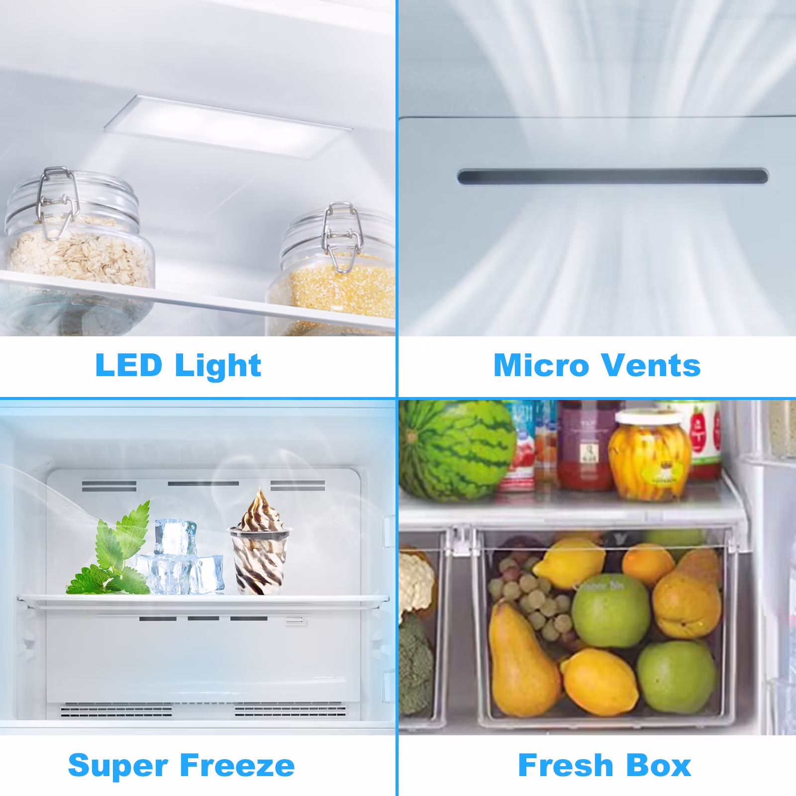 Smad 33 inch All Refrigerator in Stainless Steel F21ARESSS 21 Cu ft Right Door Fridge - Thumbnail 5