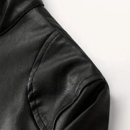 IYTR Mens Slim Leather Jackets Long Sleeve Zip Up Stand Collar Motorcycle Jacket Fashion Leather Coats with Pockets (Black,XXL) - Thumbnail 5