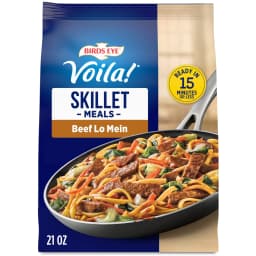 Birds Eye Voila! Beef Lo Mein Skillet Meals, Frozen Meal, 21 oz. Bag - Thumbnail 1