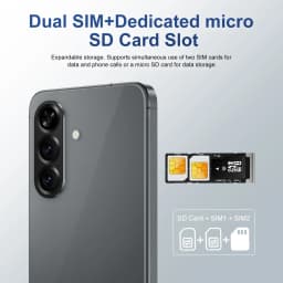 A56 5G Unlocked Android Smartphone, 7.3" HD Display, 16GB RAM + 1TB Storage, 108MP Camera, 8000mAh Long-Lasting Battery - Thumbnail 3