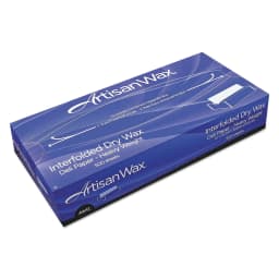 ArtisanWax 10 in. x 10.75 in. Interfolded Dry Wax Deli Paper - White (500 Sheets/Box, 12 Boxes/Carton) - Thumbnail 2