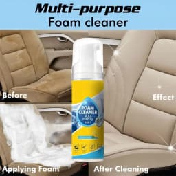Limpiador Espuma, Foam No-Rinse Cleaner,4-In-1 Multi-Enzyme Foam Spray Cleaner,All-Purpose Deep Cleaning Spray,Heavy Duty Oil Stain Cleaner For Car - Thumbnail 4