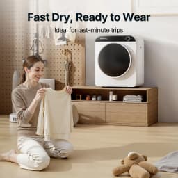 EFFIDRY 110V Portable Clothes Dryer 830W Compact Laundry Dryers 2 cu.ft Electric Machine with Stainless Steel Tub for Apartment,RVs,Dorms,12LBS - Thumbnail 2