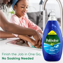 Palmolive Ultra Oxy Liquid Dish Soap, Deep Grease Cutting, 28 fl oz EZ-Pump Bottle - Thumbnail 6