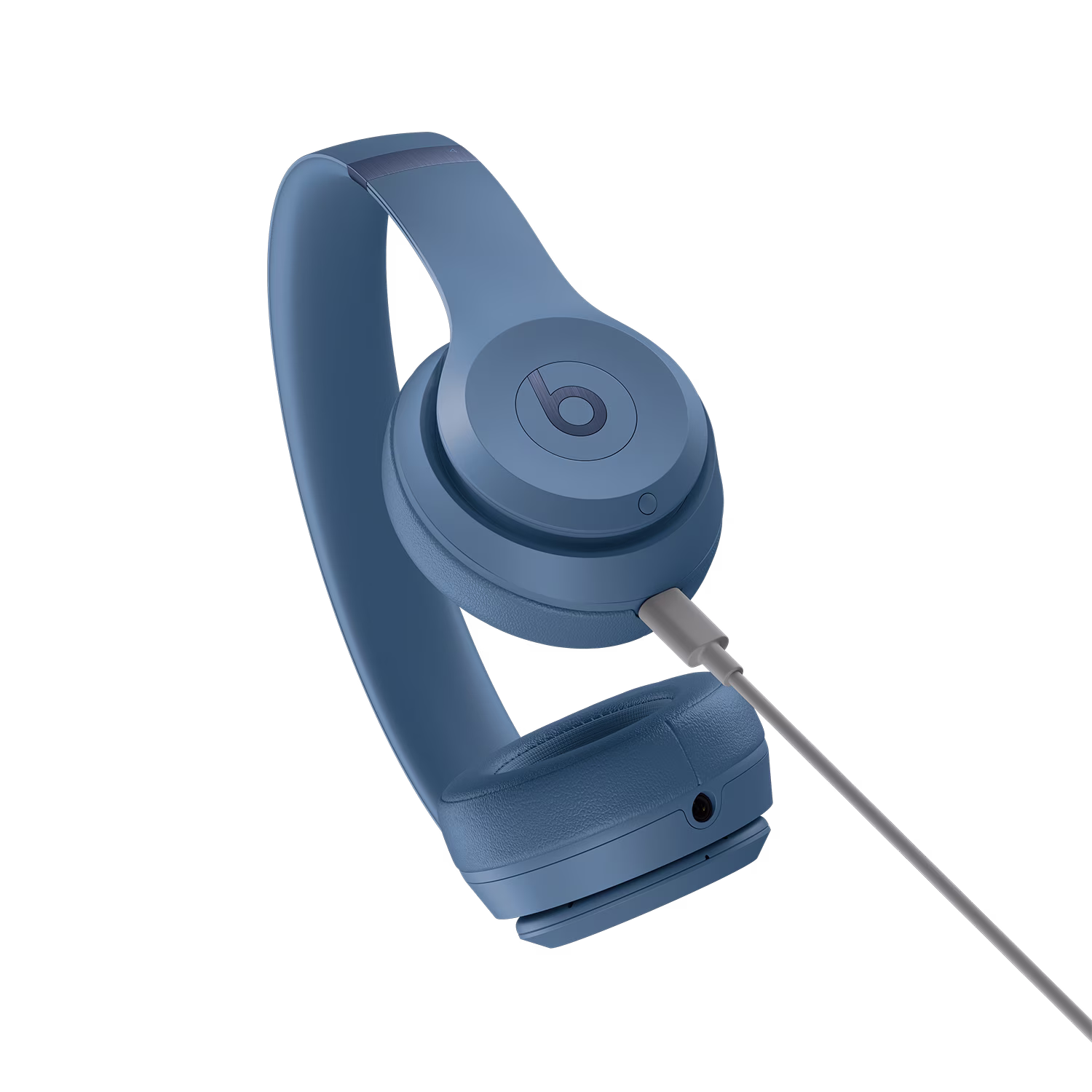 Beats Solo 4 Wireless Headphones - On-Ear Wireless Headphones - Slate Blue - Thumbnail 2