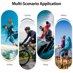 Mini Action Camera 64GB ,Thumb POV Portable Body Cam Wearable Video Recorder, Helmet Mount, Magnetic Sport DV for Cycling, Motorcycle ,Pet, Vlog - Thumbnail 2