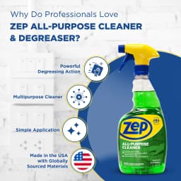 Zep All-Purpose Cleaner 32 oz and Zep Fast 505 Cleaner & Degreaser 32 oz Indoor and Outdoor Cleaning Bundle for Home and Workshop Use - Thumbnail 4