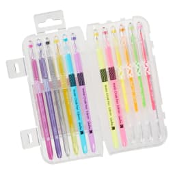 Assorted Gel Pen Set - 12 pc - Thumbnail 3