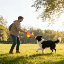 Calming Jumbo Ball for Dogs | Herding Ball with Tabs | Durable Tear-resistant Inflatable Big Balls | Heavy-Duty Herding Balls with Straps for Dog - Thumbnail 7