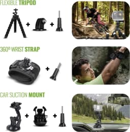 GoPro HERO13 Black Extended Power Bundle (HERO 13) 5.3K60 Ultra HD Action Camera + 2 Extra Enduro Battery + Dual-Battery Charger Hub + Carry Case - Thumbnail 2