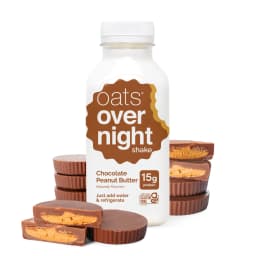 Oats Overnight Chocolate Peanut Butter Protein Overnight Oatmeal Shake, 2.2 oz, 1 Count - Thumbnail 2