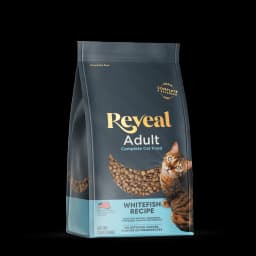 Reveal Pet Food Natural Dry Cat Food, Complete & Balanced Grain Free, Whitefish Flavor, 3lb Bag - Thumbnail 1
