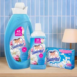 Suavitel Fabric Conditioner, Liquid Fabric Softener, 45 Days of Freshness, Field Flowers Scent, 105 fl oz - Thumbnail 6