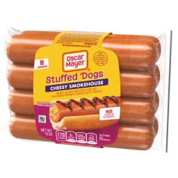 Oscar Mayer Stuffed Dogs, 8 Wieners, for Weeknight Dinners and Easy Grilling, Cheesy Smokehouse, No Fillers or By-Products, 15 oz - Thumbnail 11