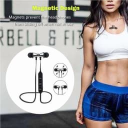 RHEA- Xt11 Bluetooth Earbuds 5.0 Magnetic Headphones, Bluetooth 5.0 Noise Cancelling - Thumbnail 3