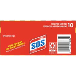 S.O.S, Steel Wool Soap Pads, 10 Ct - Thumbnail 5