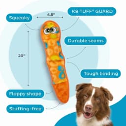 Outward Hound Sssupreme Snake Stuffing-Free Dog Tug Toy - Thumbnail 3
