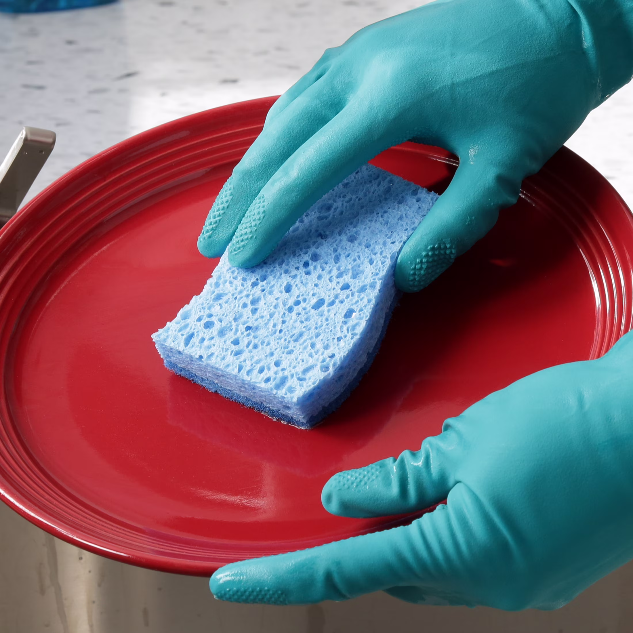 Great Value Non-Scratch Scrub Sponges, 4 Count - Thumbnail 2