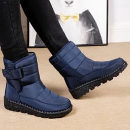 Ablanczoom Snow Boots for Womens: Warm Fur No-slip Winter Woman Ankle Booties - Thumbnail 5